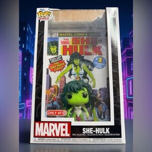 Funko Pop! Marvel She-Hulk Figure - Green and Black